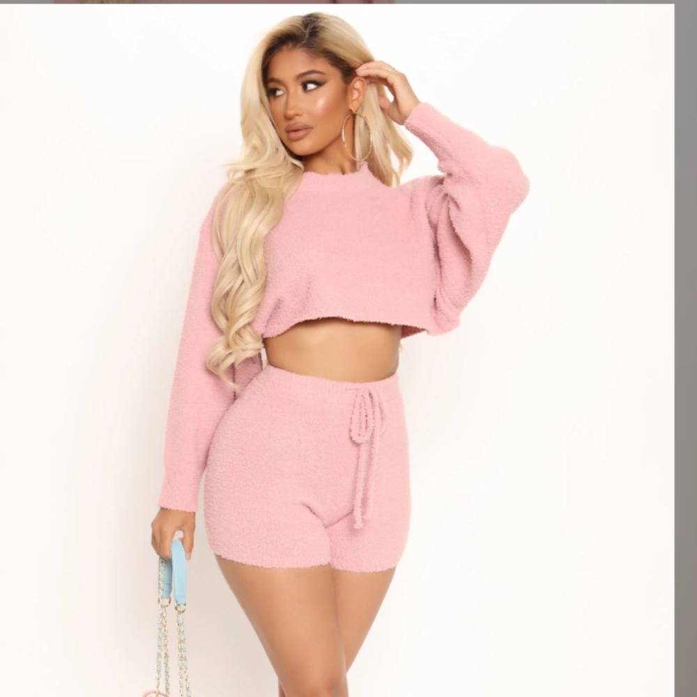 Long Story Short Short Set - Pink Small